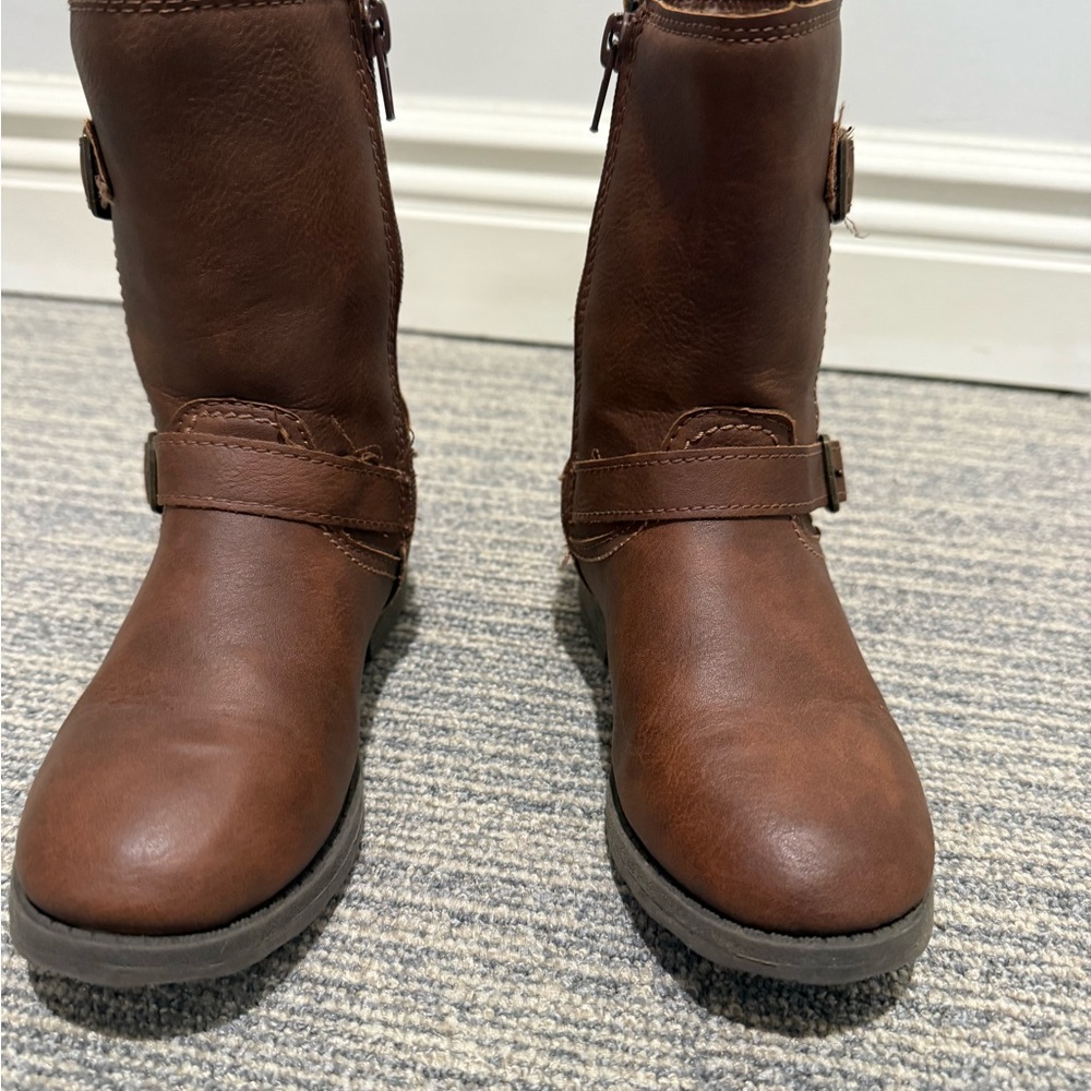Carter's Brown Kids Boots with Straps